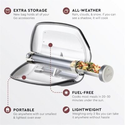 Portable Solar Oven GoSun Go Pro Pack | Navigator